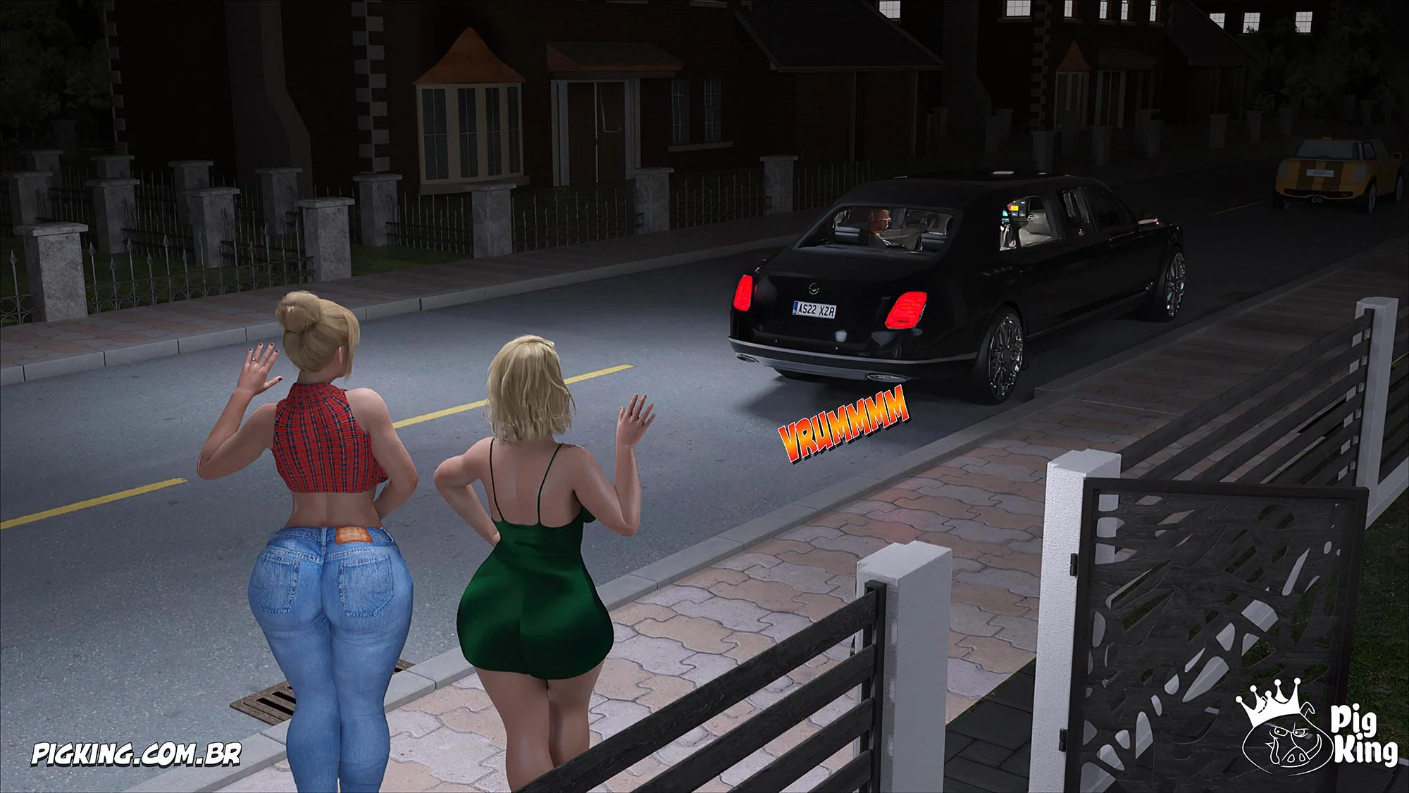 Pecado em Família: Quadrinhos Eróticos 3D Explícitos