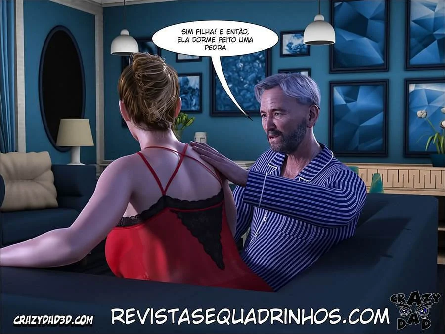 Perverso Pai de Família Adentra a Cama: Quadrinhos Eróticos em 3D Explícitos Perverso Pai de Família Adentra a Cama: Quadrinhos Eróticos em 3D Explícitos
