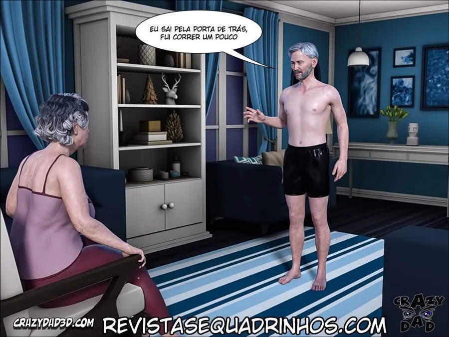 Pai de Sogra Me Fode em 3D - Sexo Explícito nos Quadrinhos