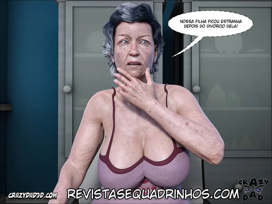 Pai de Sogra Me Fode em 3D - Sexo Explícito nos Quadrinhos