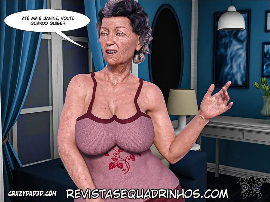 Pai da Esposa me Domina no Quarto - Sexo Explícito em 3D
