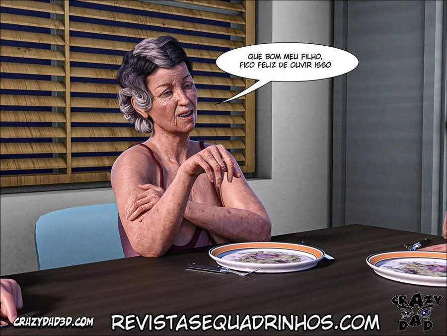 Pai da Esposa me Domina no Quarto - Sexo Explícito em 3D