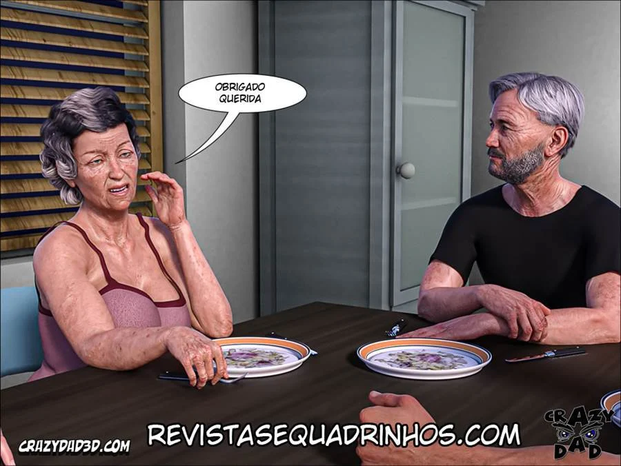 Pai da Esposa me Domina no Quarto - Sexo Explícito em 3D
