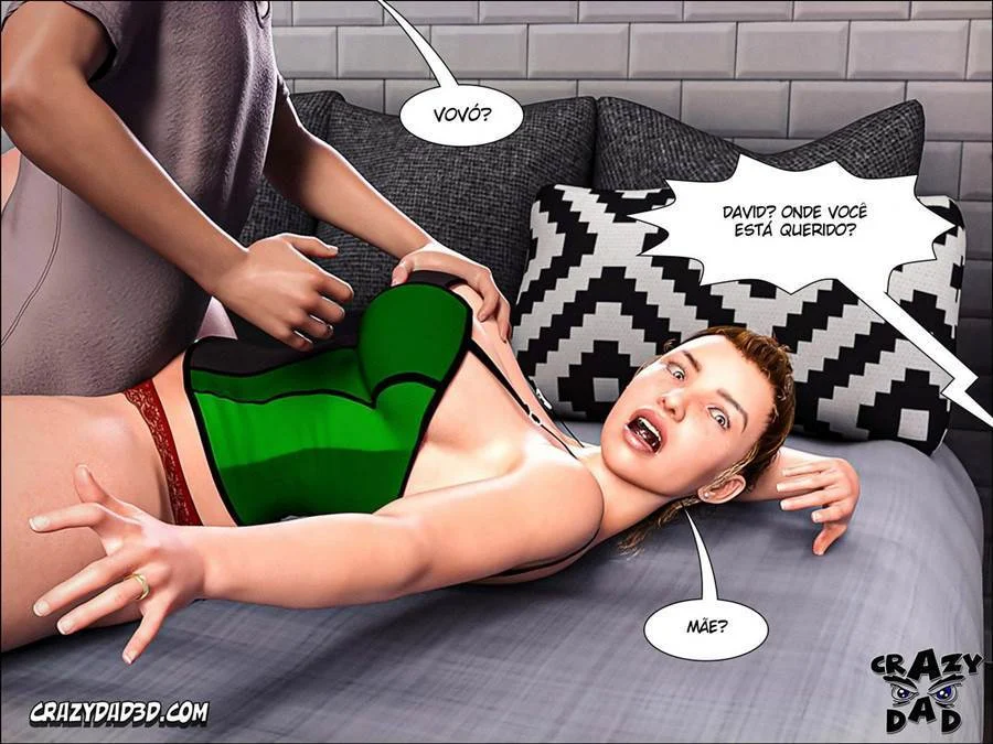 Pai da Esposa Me Faz Gozar Sem Parar - Sexo Explícito em HQ 3D