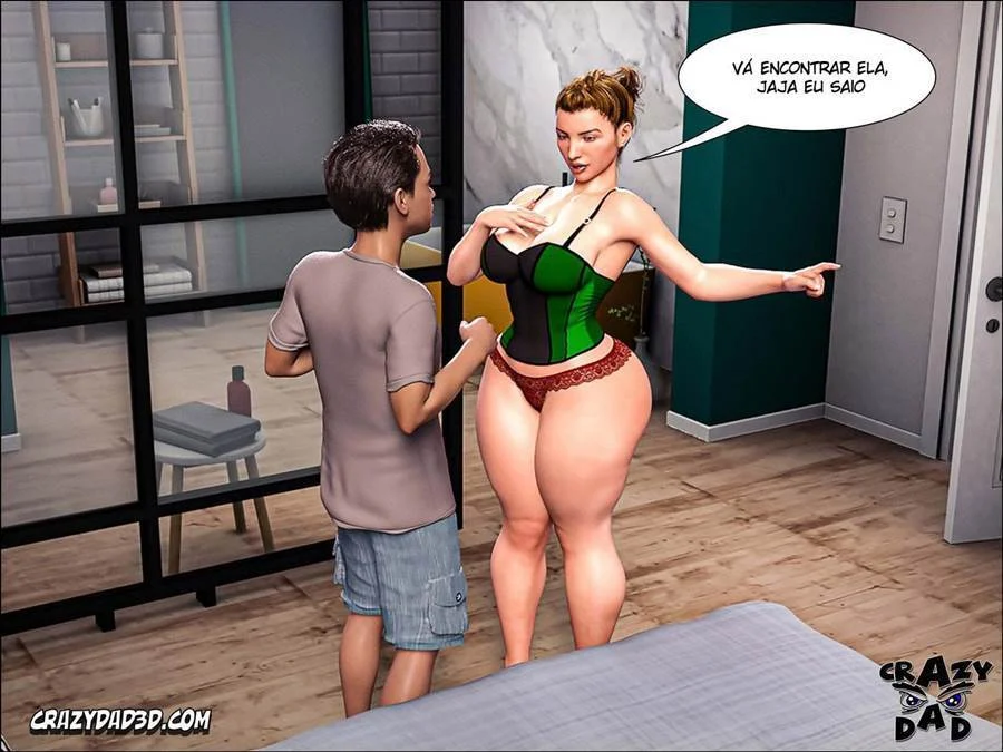 Pai da Esposa Me Faz Gozar Sem Parar - Sexo Explícito em HQ 3D