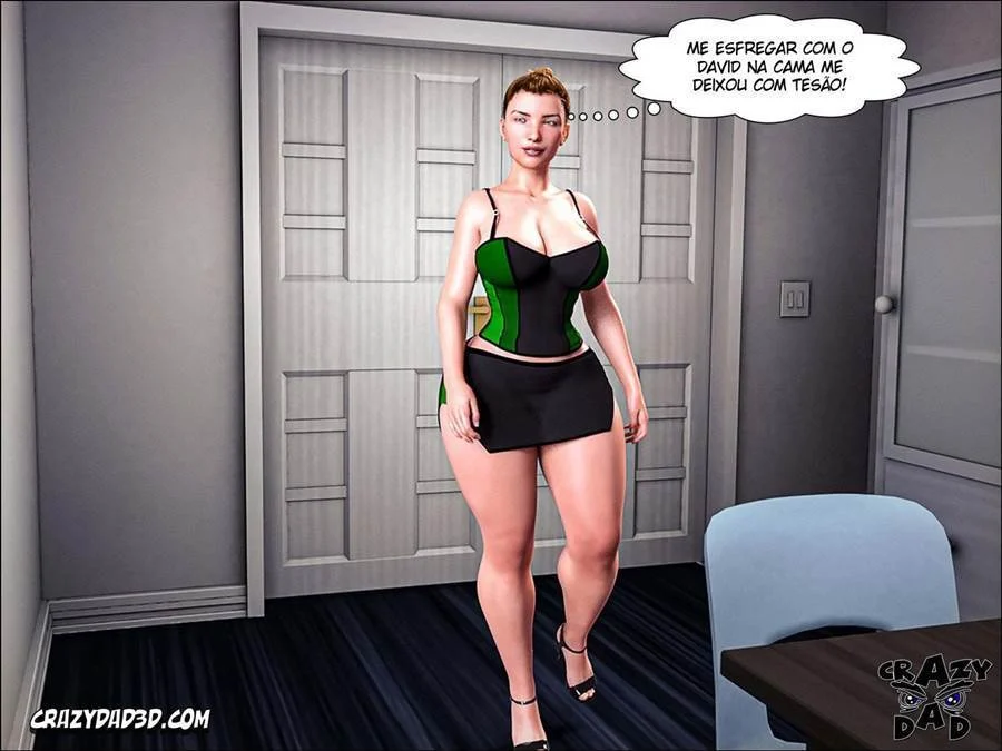 Pai da Esposa Me Faz Gozar Sem Parar - Sexo Explícito em HQ 3D
