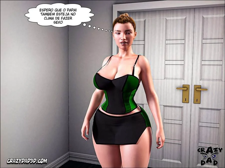 Pai da Esposa Me Faz Gozar Sem Parar - Sexo Explícito em HQ 3D