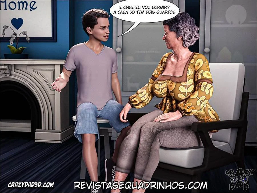 Pai da Esposa Me Faz Gozar Sem Parar - Sexo Explícito em HQ 3D