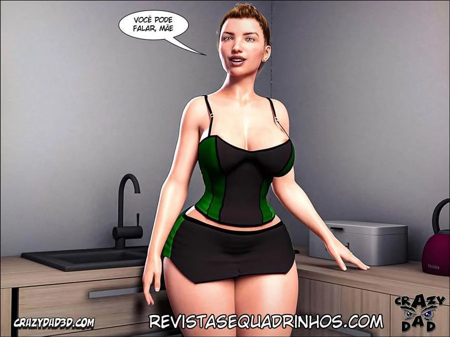 Pai da Esposa Me Faz Gozar Sem Parar - Sexo Explícito em HQ 3D
