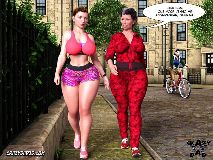 Pai de Esposa Me Fode Forte no Sofá - HQ Pornô 3D Explicito