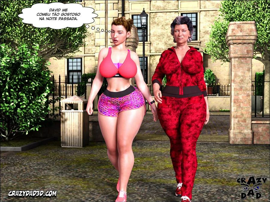 Pai de Esposa Me Fode Forte no Sofá - HQ Pornô 3D Explicito