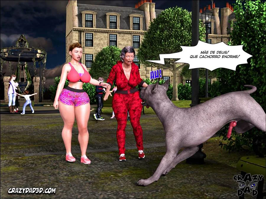 Pai de Esposa Me Fode Forte no Sofá - HQ Pornô 3D Explicito