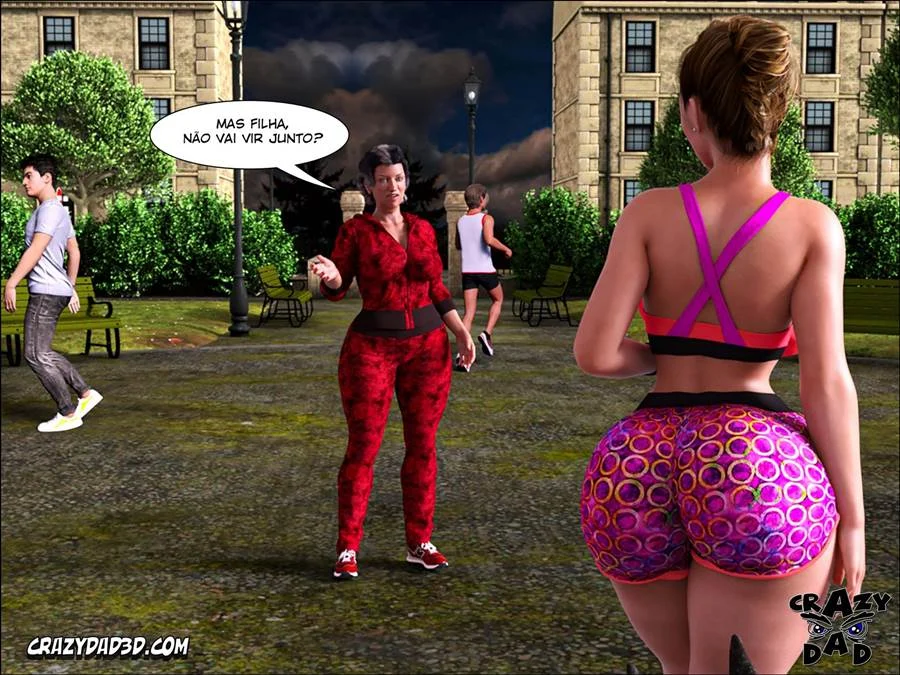 Pai de Esposa Me Fode Forte no Sofá - HQ Pornô 3D Explicito