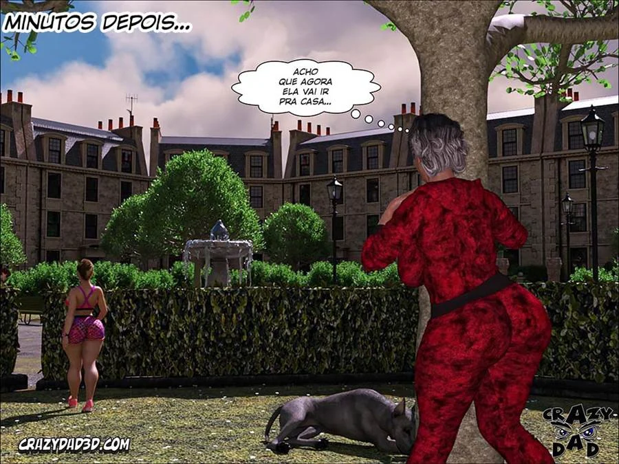Pai da Esposa Me Dominando - Sexo Explícito em 3D Nos Bastidores