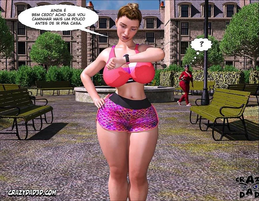 Pai da Esposa Me Dominando - Sexo Explícito em 3D Nos Bastidores
