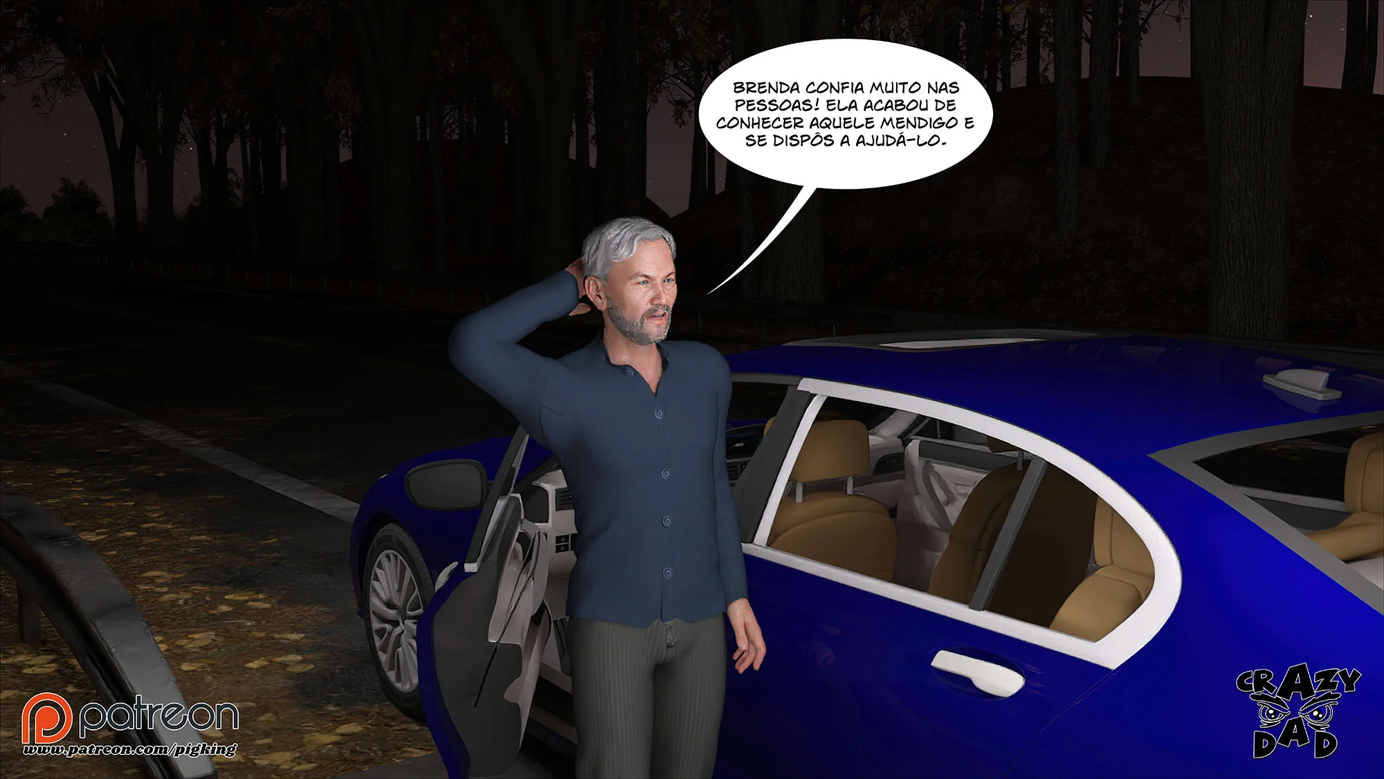 Pai de Safada Enfia Tudo na Enteada em Cena Quente de HQ 3D