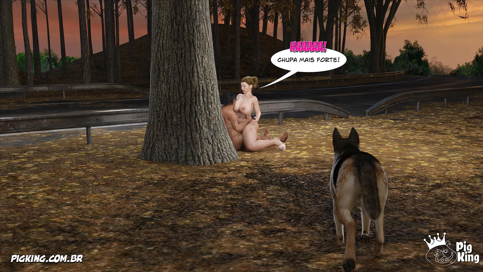 Pai da Esposa Te Domina com Sexo Explícito em HQ 3D Proibida