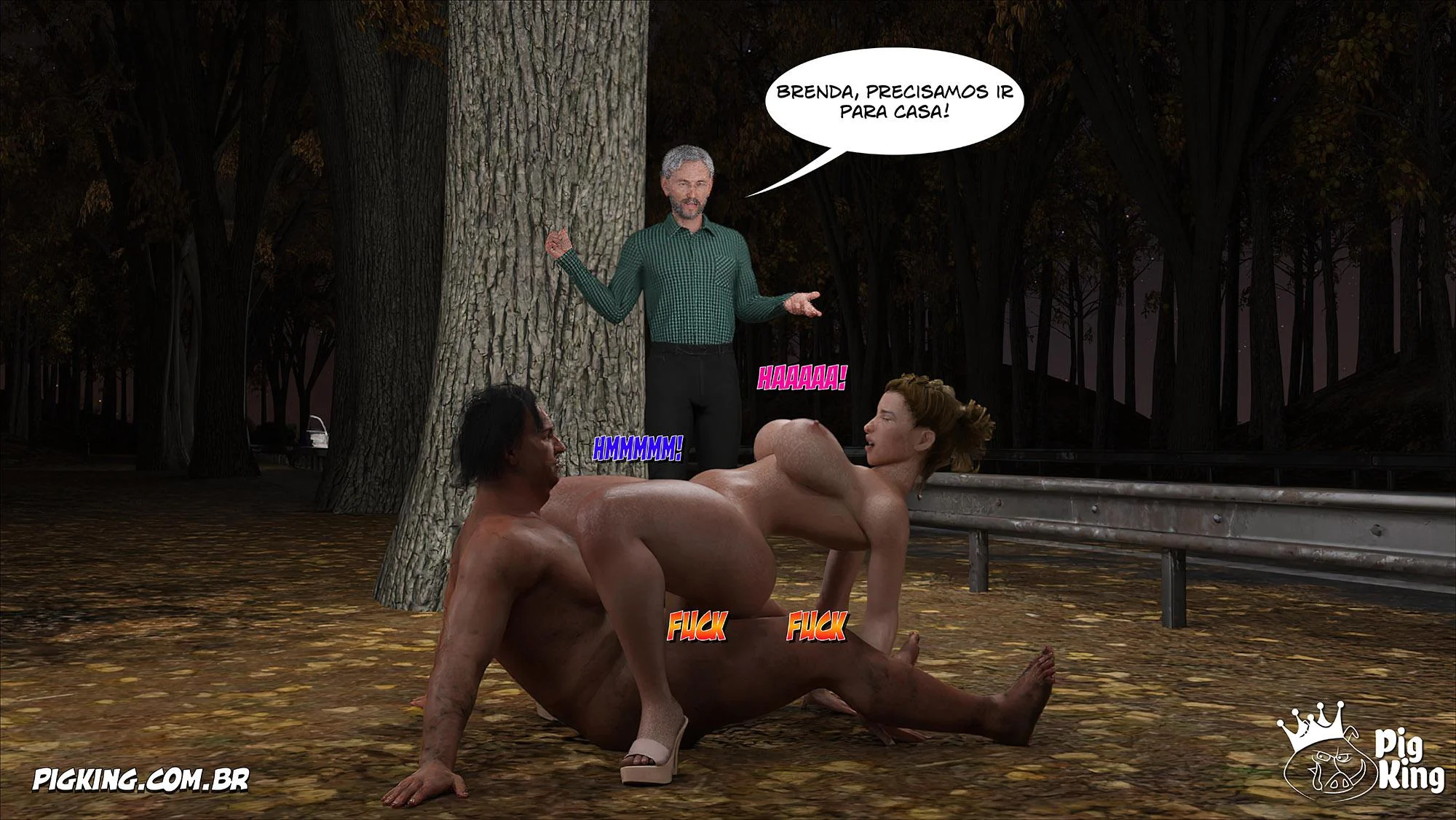 Pai da Esposa Te Domina com Sexo Explícito em HQ 3D Proibida