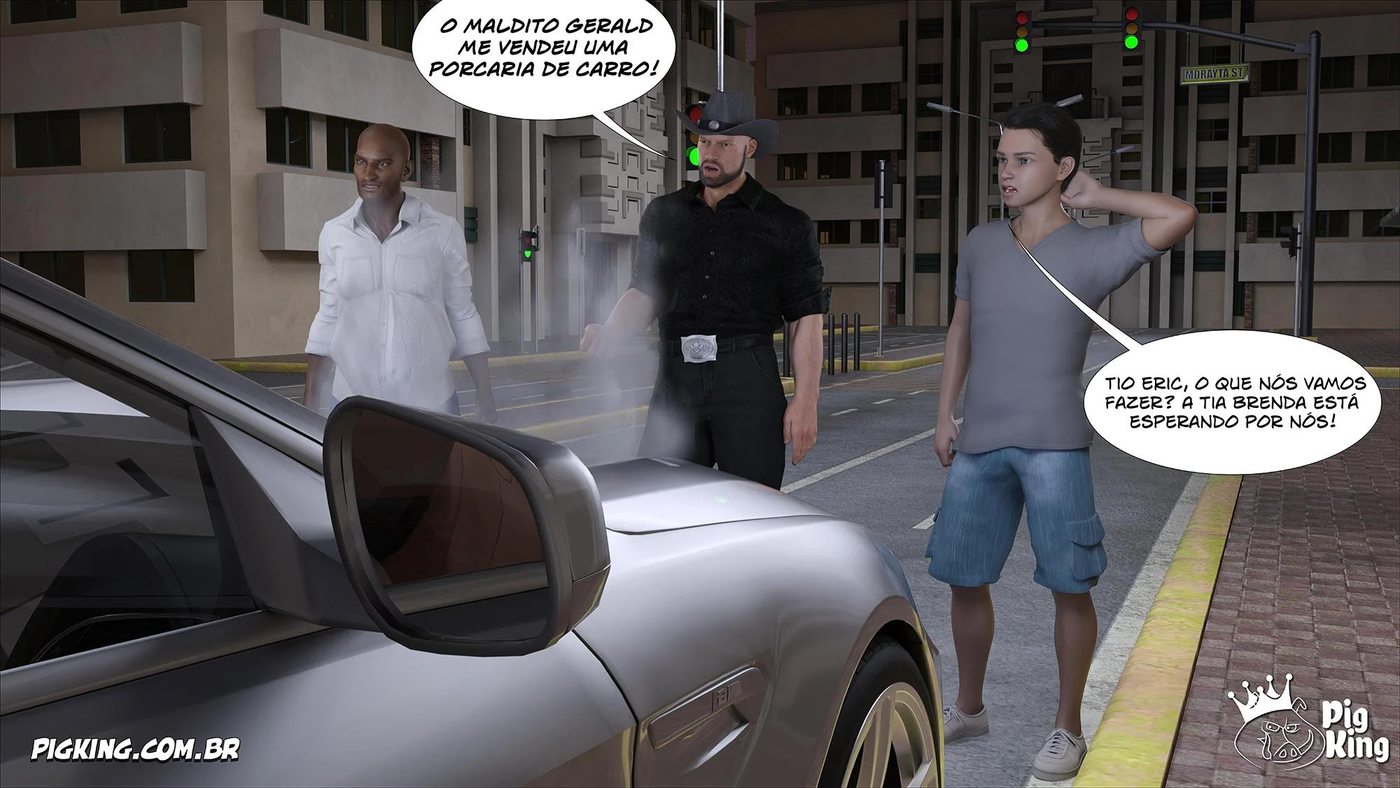Pai Devassamente Obcecado: Cenas Eróticas Explícitas em Quadrinhos 3D