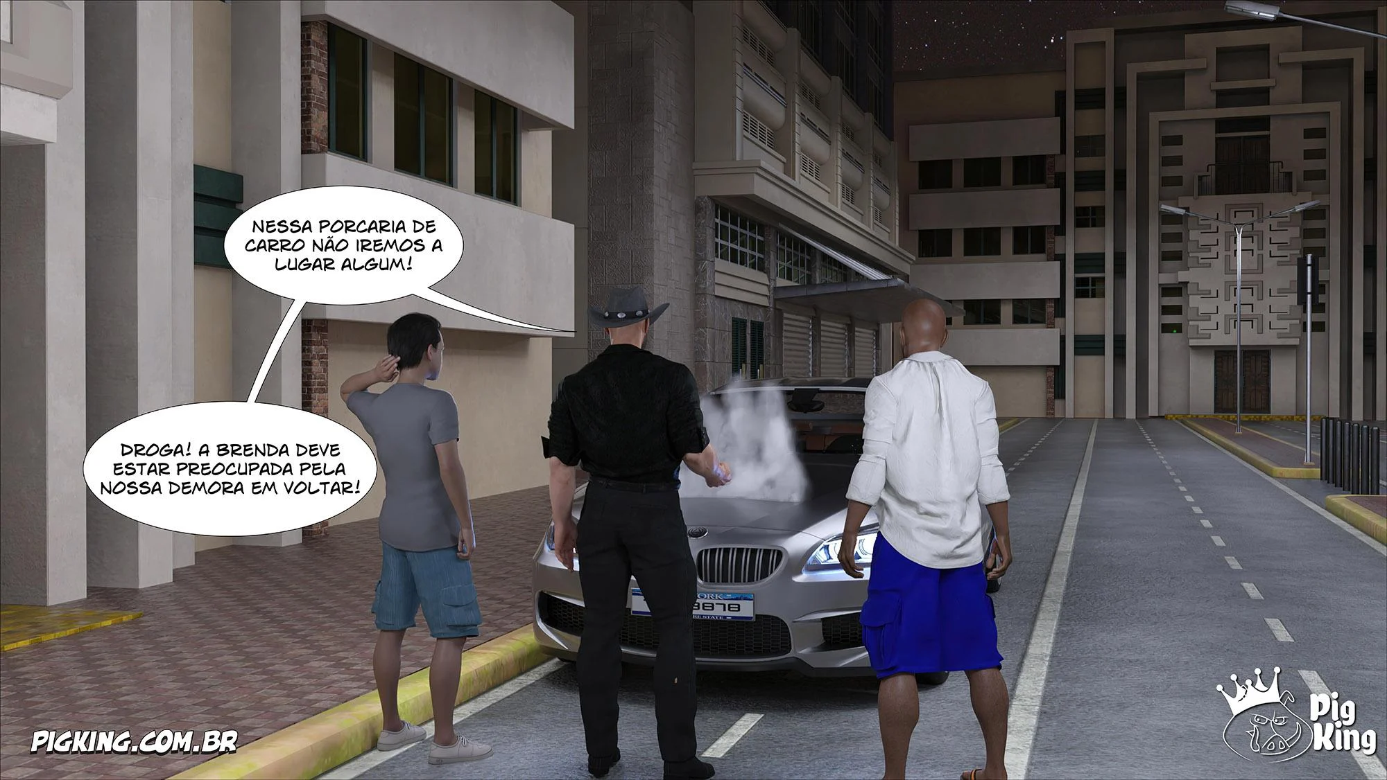 Pai Devassamente Obcecado: Cenas Eróticas Explícitas em Quadrinhos 3D