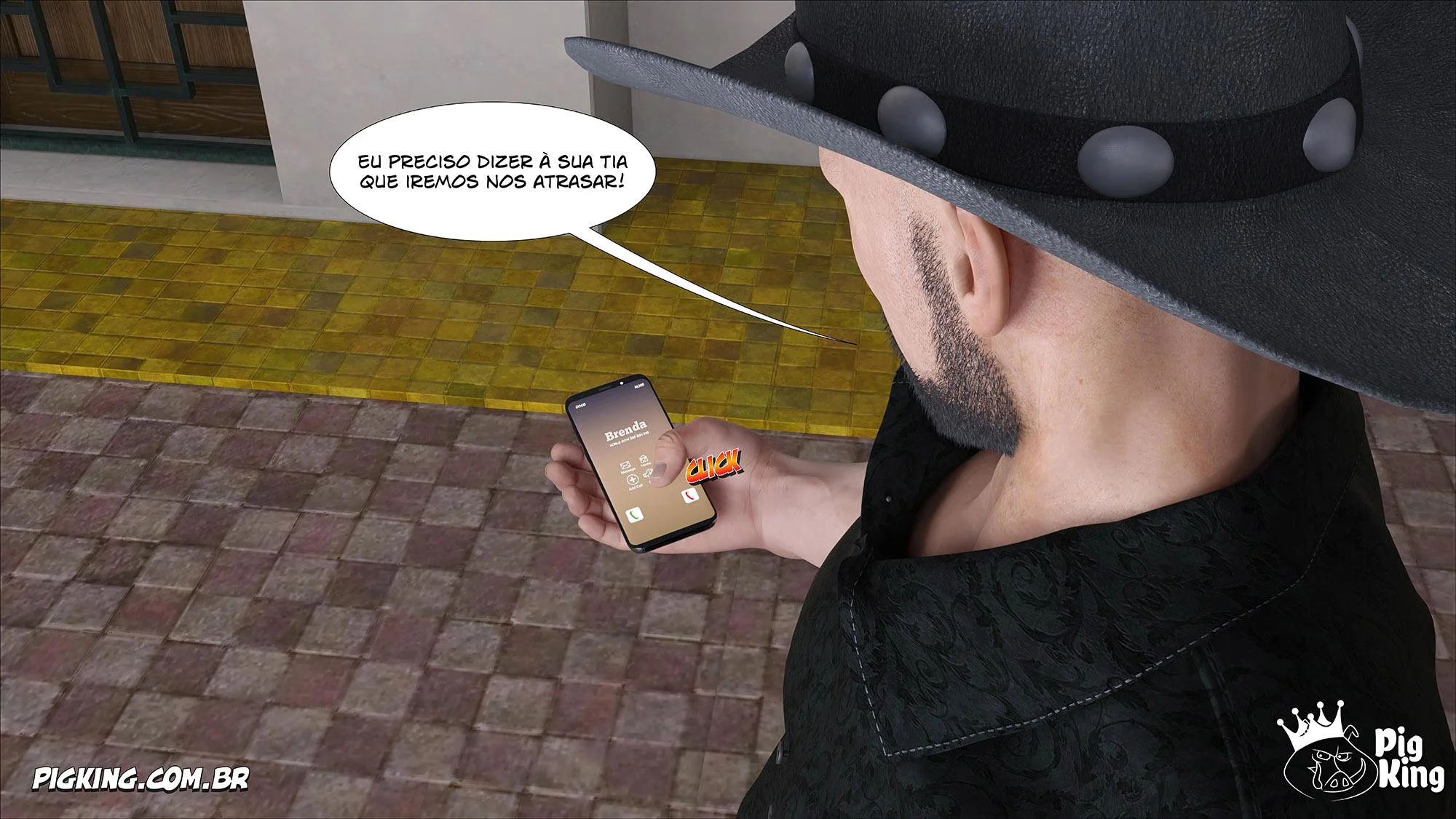 Pai Devassamente Obcecado: Cenas Eróticas Explícitas em Quadrinhos 3D
