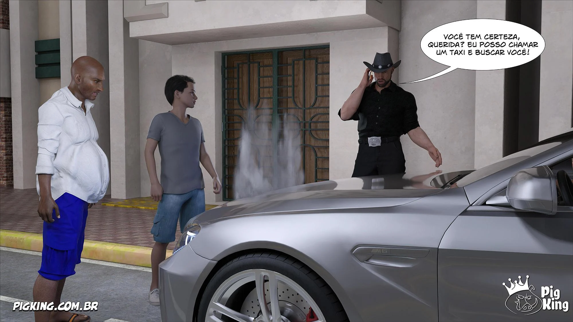Pai Devassamente Obcecado: Cenas Eróticas Explícitas em Quadrinhos 3D
