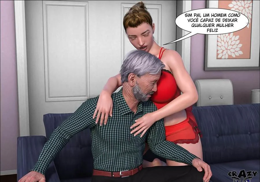 Pai de Família Domina a Cunhada em Casa - Hentai Explícito em 3D