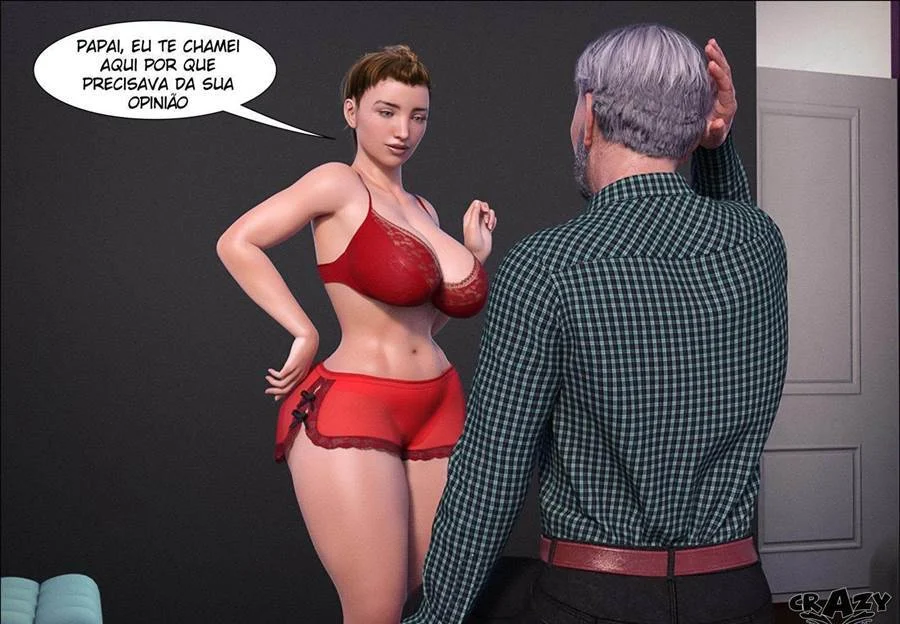 Pai de Prazer: Sedução Explícita em HQ 3D