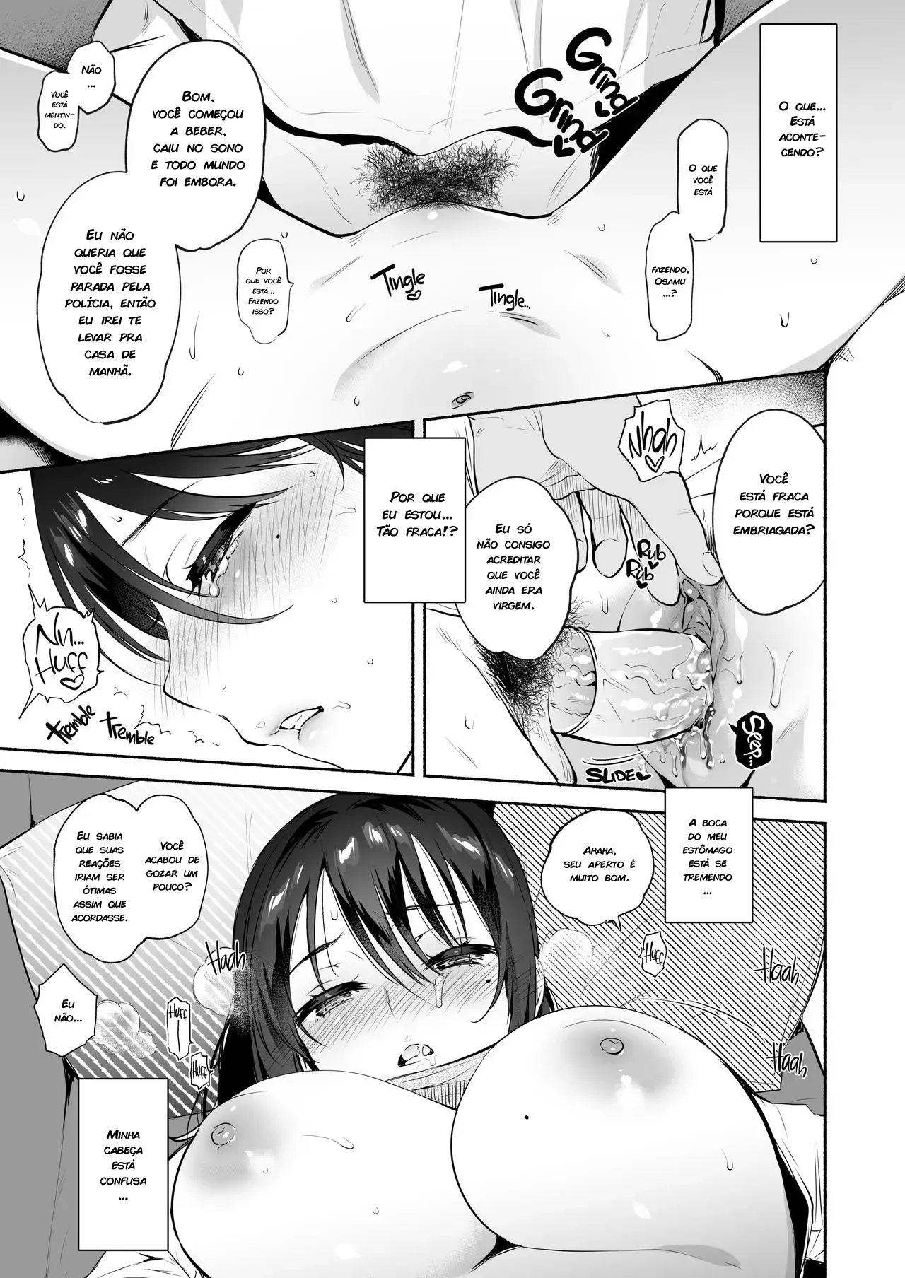 Hentai: Gostosa Bêbada Levando Rola em Quadrinhos Explícitos