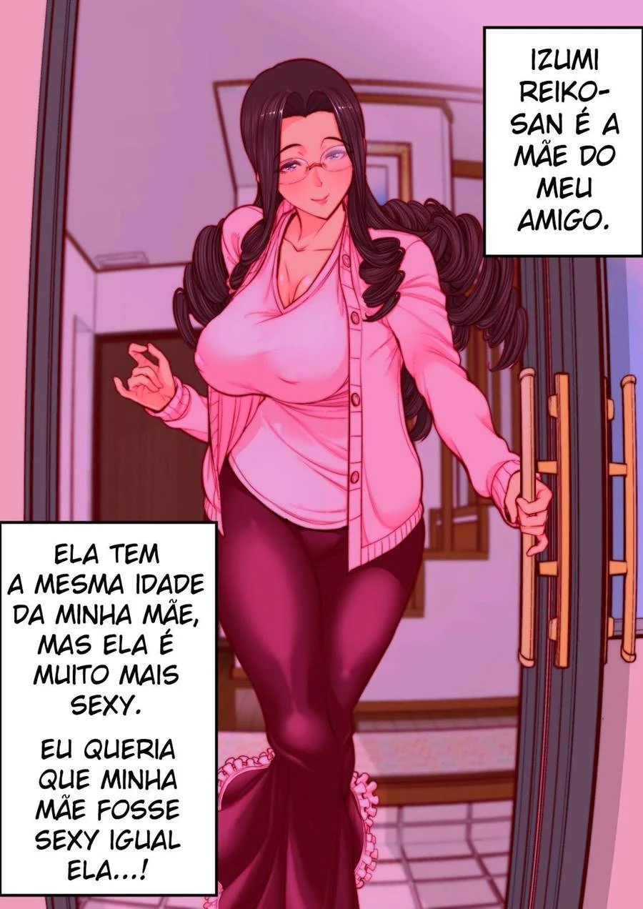 Sexo Proibido com a Mãe do Melhor Amigo - HQ Erótica Explícita