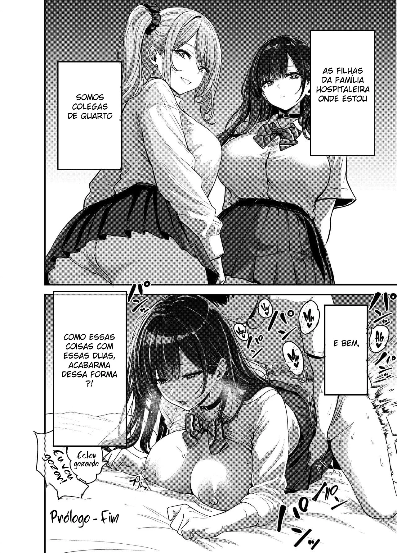 Fudendo sem Camisinha com Gyarus Safadas - Hentai Explícito