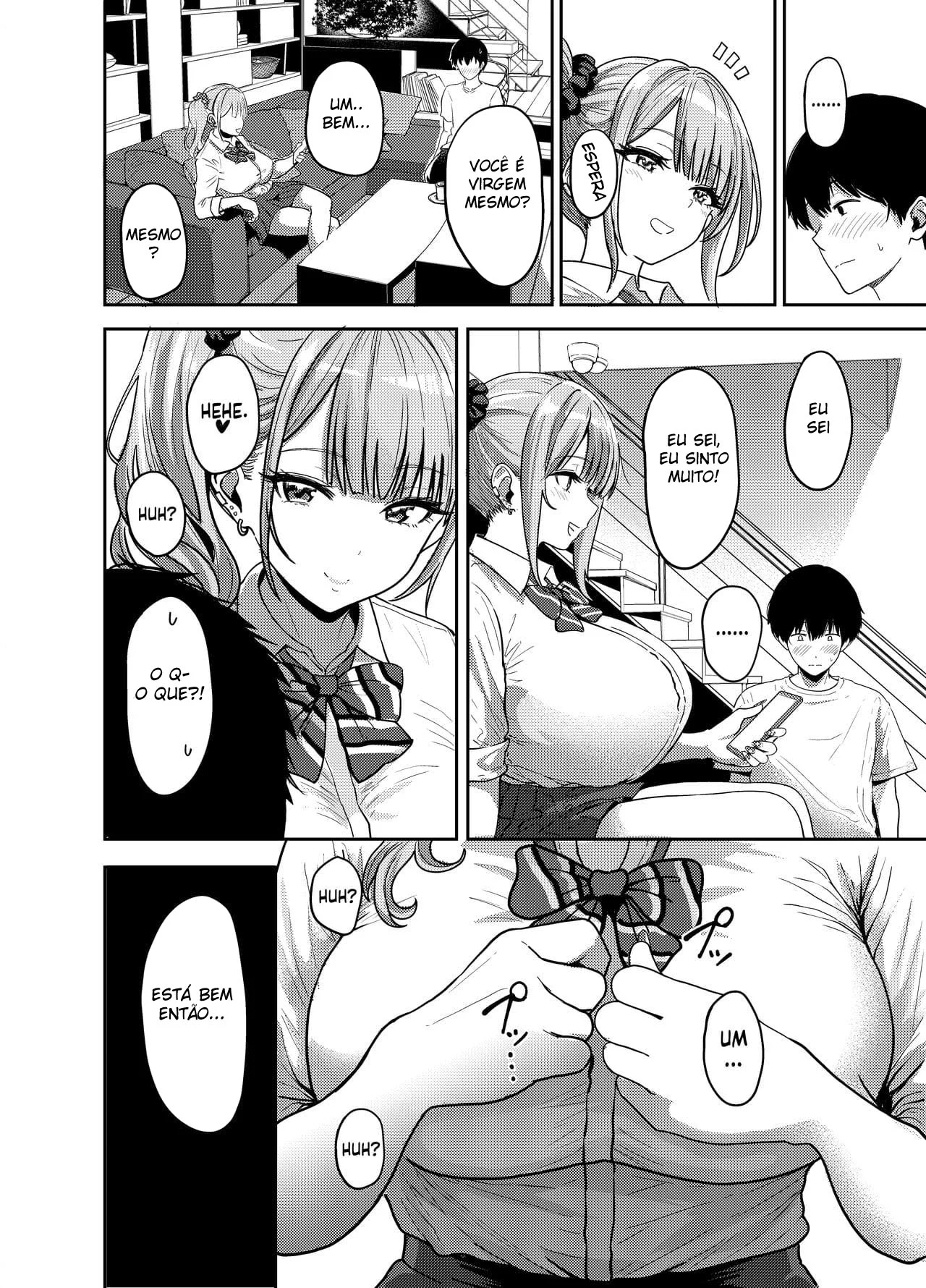 Fudendo sem Camisinha com Gyarus Safadas - Hentai Explícito