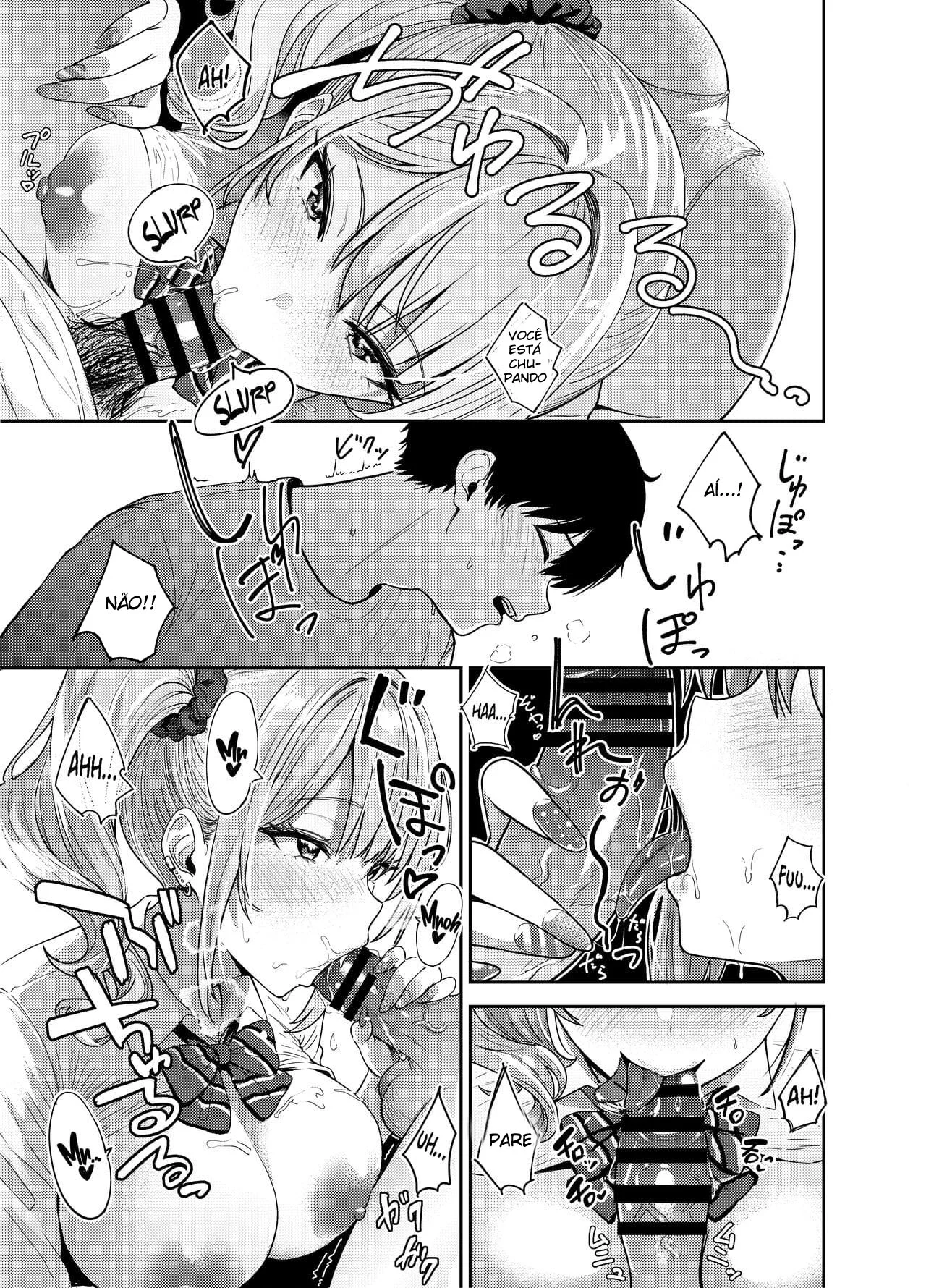 Fudendo sem Camisinha com Gyarus Safadas - Hentai Explícito