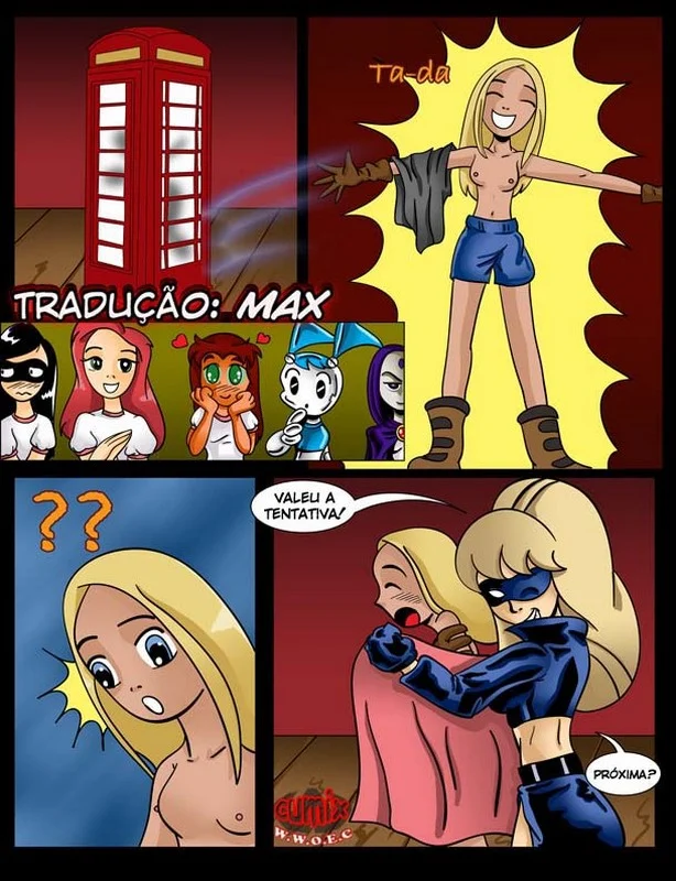 Explícitos HQs Eróticos: Jovens Titãs, X-Men e Incríveis em Orgia Proibida