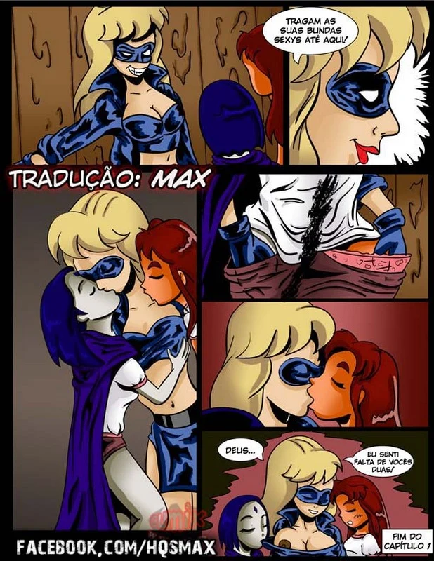 Explícitos HQs Eróticos: Jovens Titãs, X-Men e Incríveis em Orgia Proibida