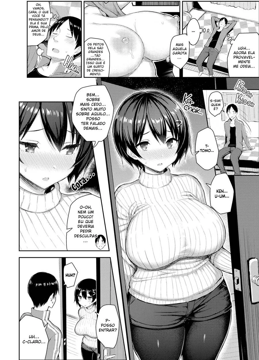 Feriado Transando com Minha Prima Pelada - Quadrinhos de Sexo Explícito