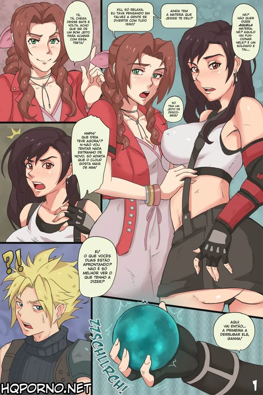 Porno Hardcore em HQ: FF7 com Cenas Explícitas de Personagens Famosos