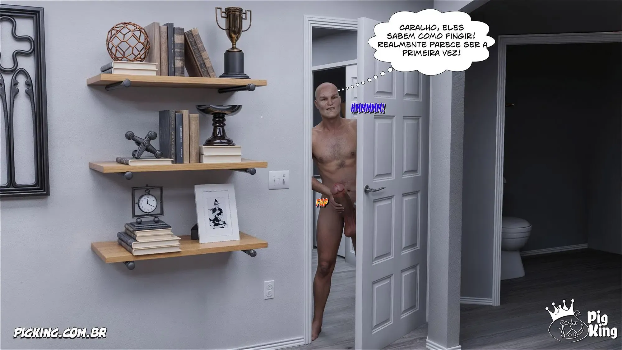 Porta da Família Aberta: Miranda Fazendo Sexo Explícito em 3D