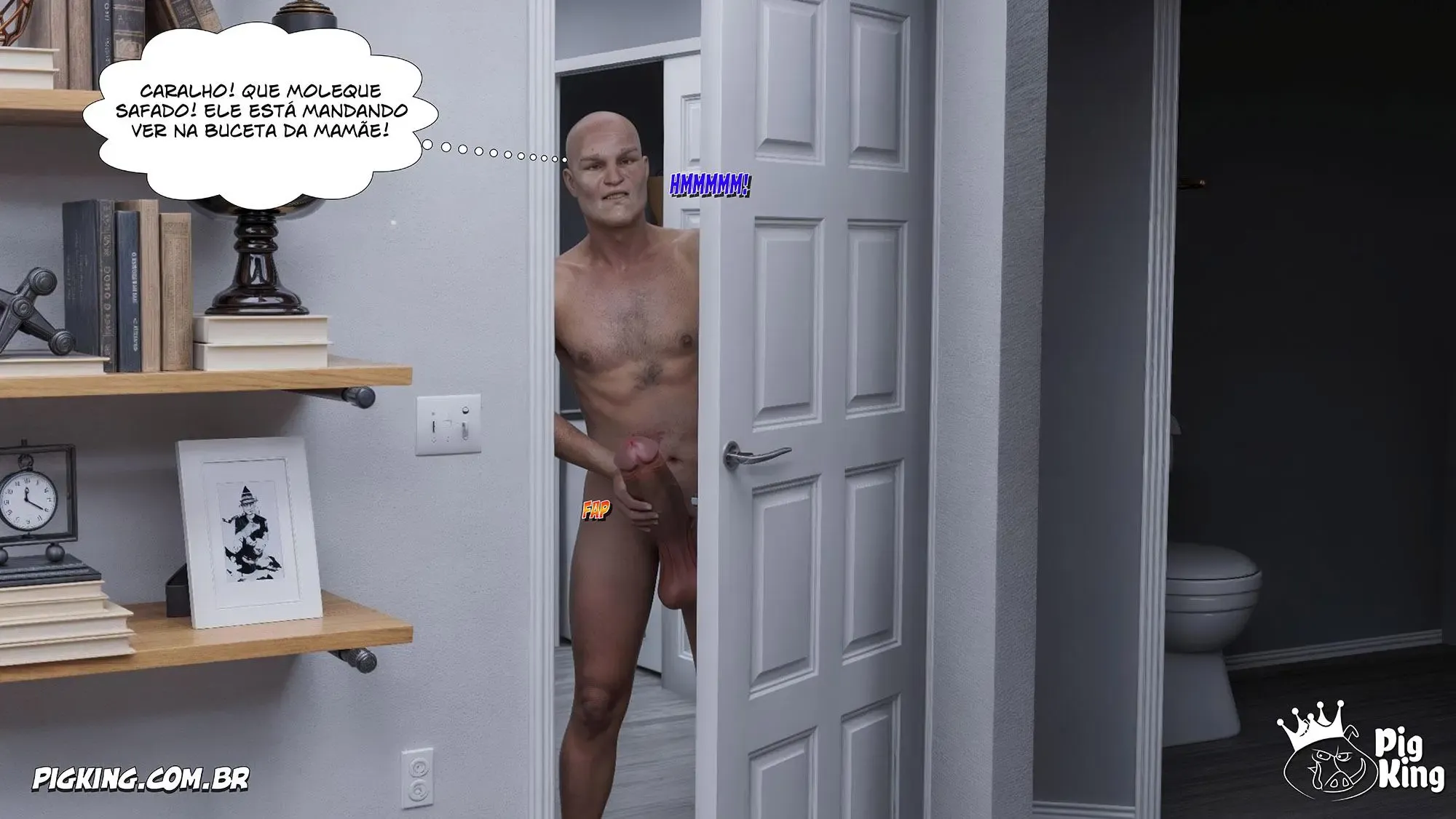 Porta da Família Aberta: Miranda Fazendo Sexo Explícito em 3D