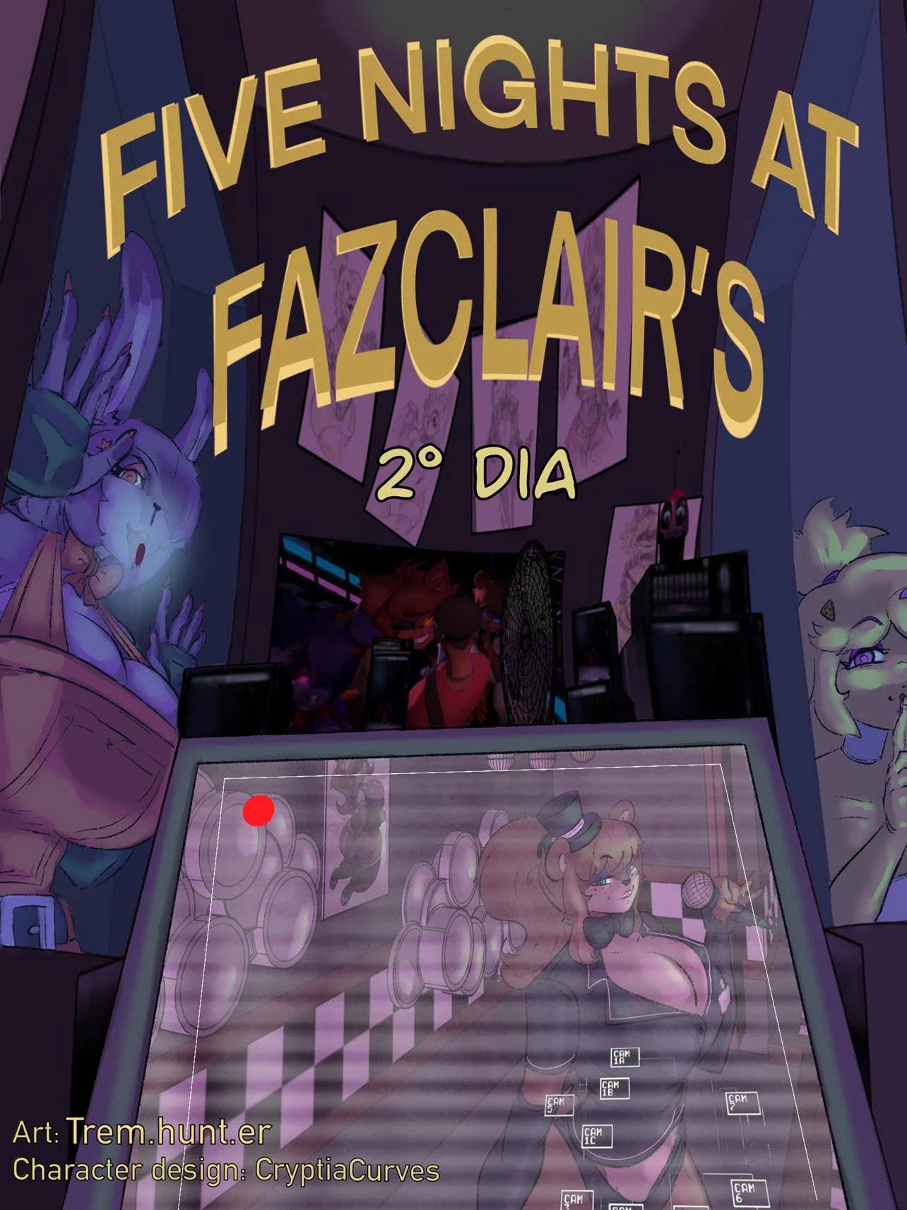 Exploração Ardente: Furry Perverso na Toca Noturna