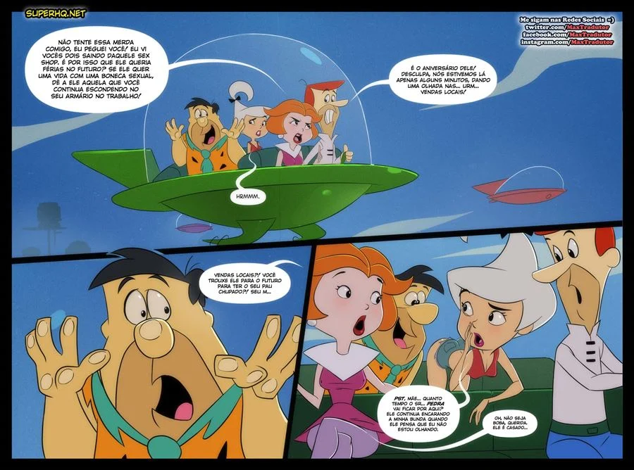 Família dos Jetsons em Orgia Primitiva: Quadrinhos Eróticos Explícitos Família dos Jetsons em Orgia Primitiva: Quadrinhos Eróticos Explícitos