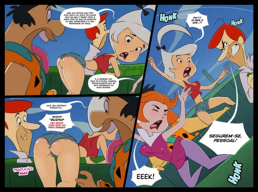 Família dos Jetsons em Orgia Primitiva: Quadrinhos Eróticos Explícitos Família dos Jetsons em Orgia Primitiva: Quadrinhos Eróticos Explícitos