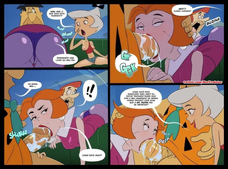 Família dos Jetsons em Orgia Primitiva: Quadrinhos Eróticos Explícitos Família dos Jetsons em Orgia Primitiva: Quadrinhos Eróticos Explícitos