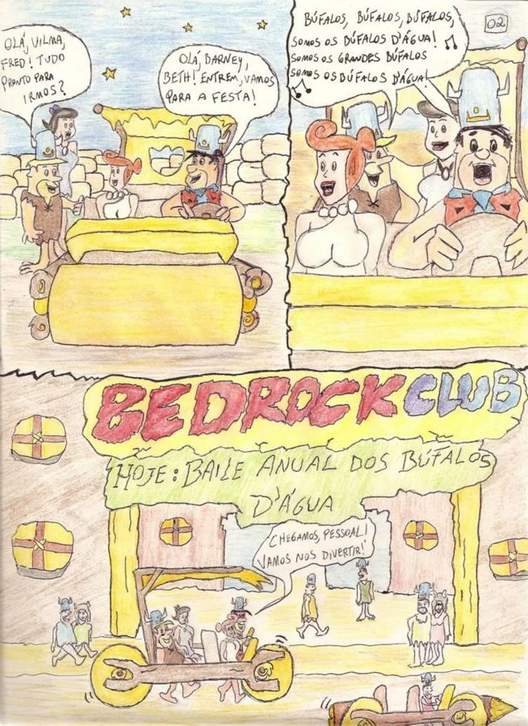 Os Flintstones em uma Aventura Picante: Hentai Proibido da Família Pré-Histórica