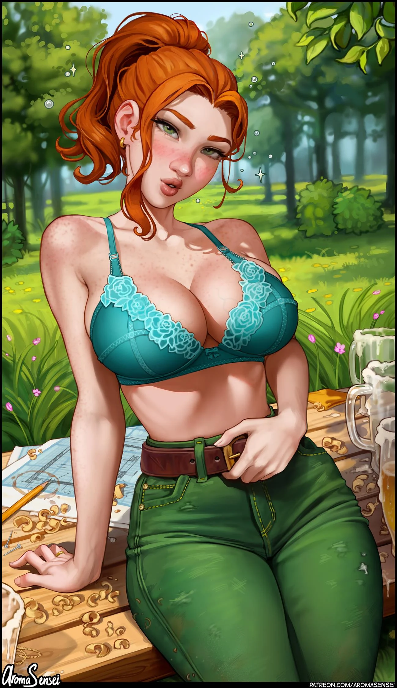 Robin do Stardew Valley: Foda Explícita nos Quadrinhos Eróticos Robin do Stardew Valley: Foda Explícita nos Quadrinhos Eróticos