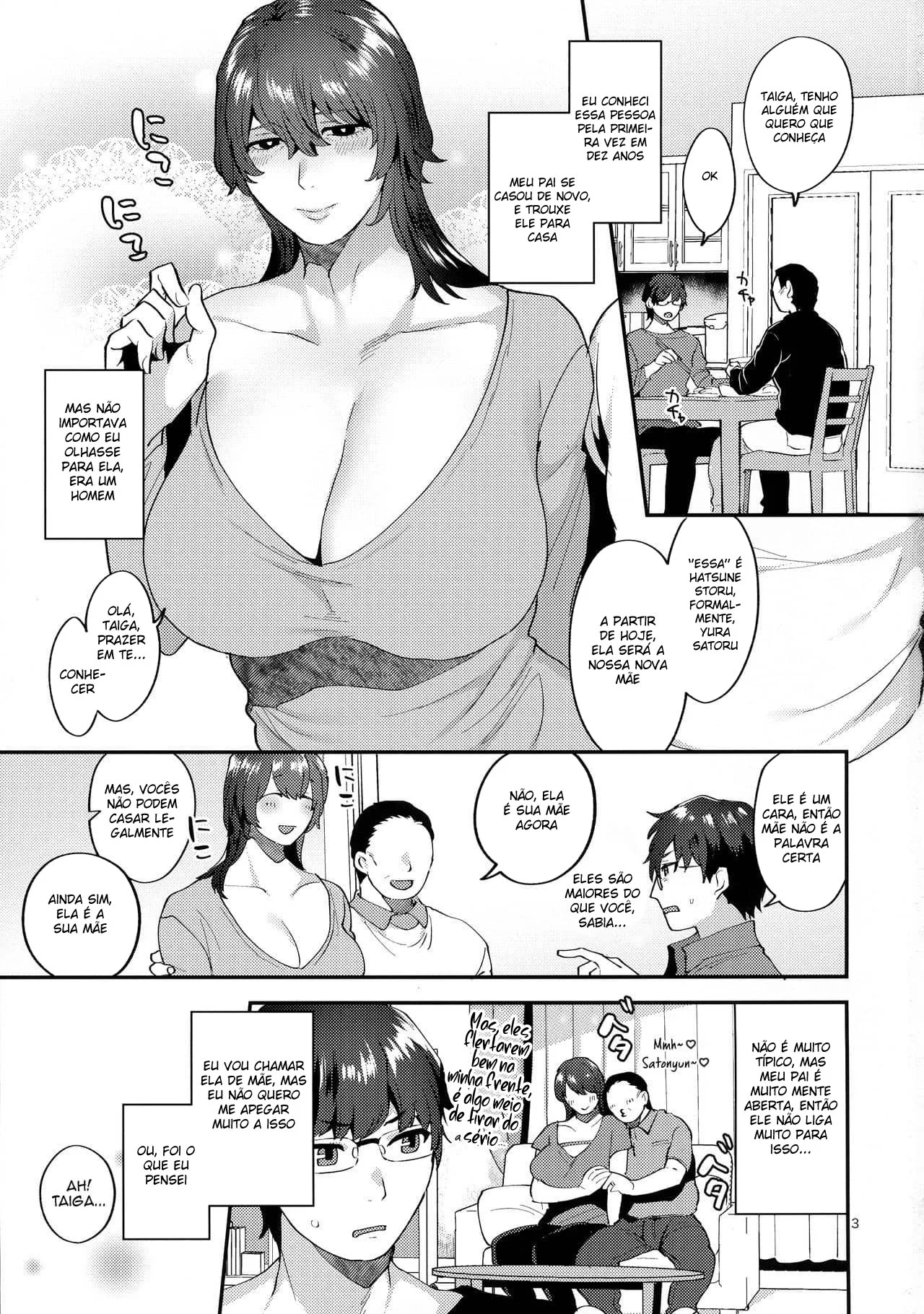 Transando com a Trans da Mamãe - Sexo Explícito em HQ - Yaoi Erótico