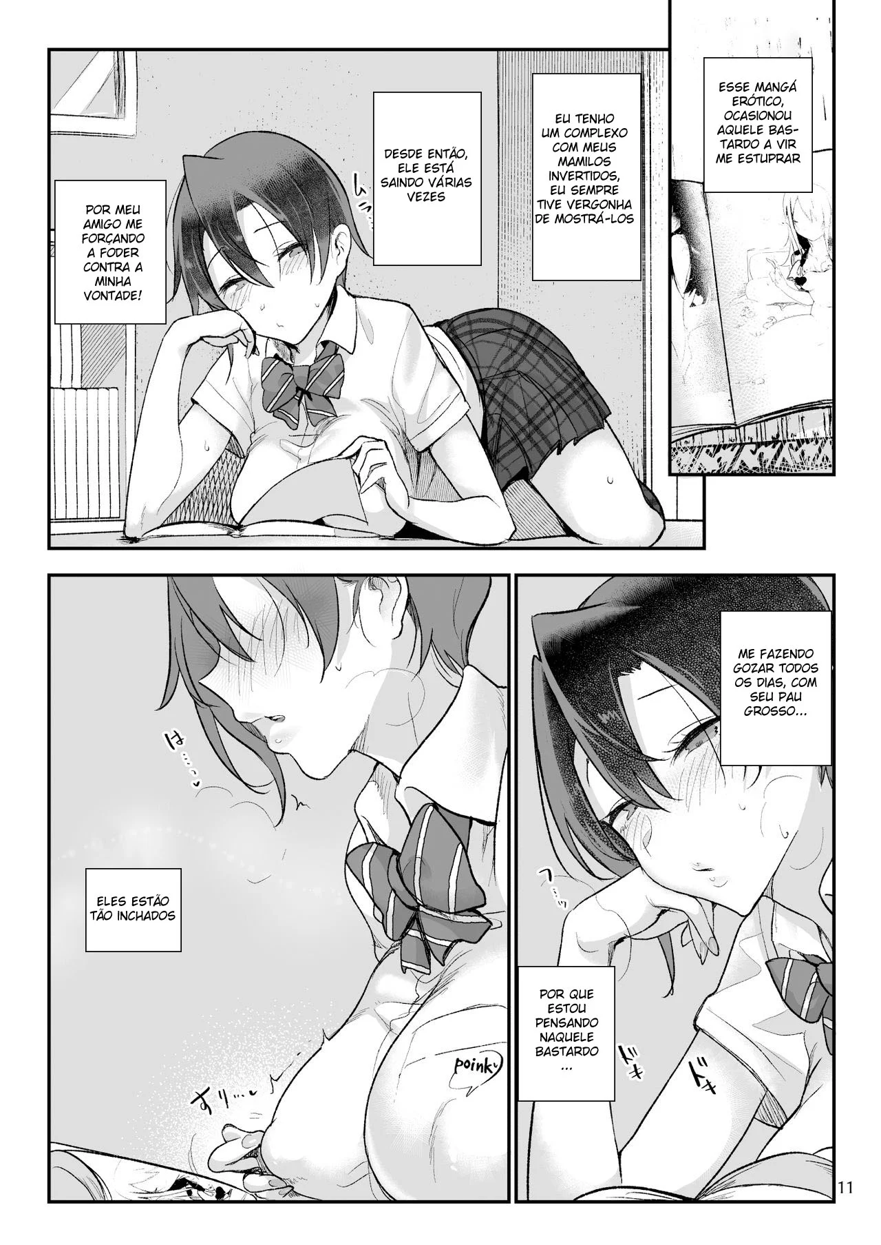 Amantes Tomboy: Série Explícita de Sexo Hardcore em HQ