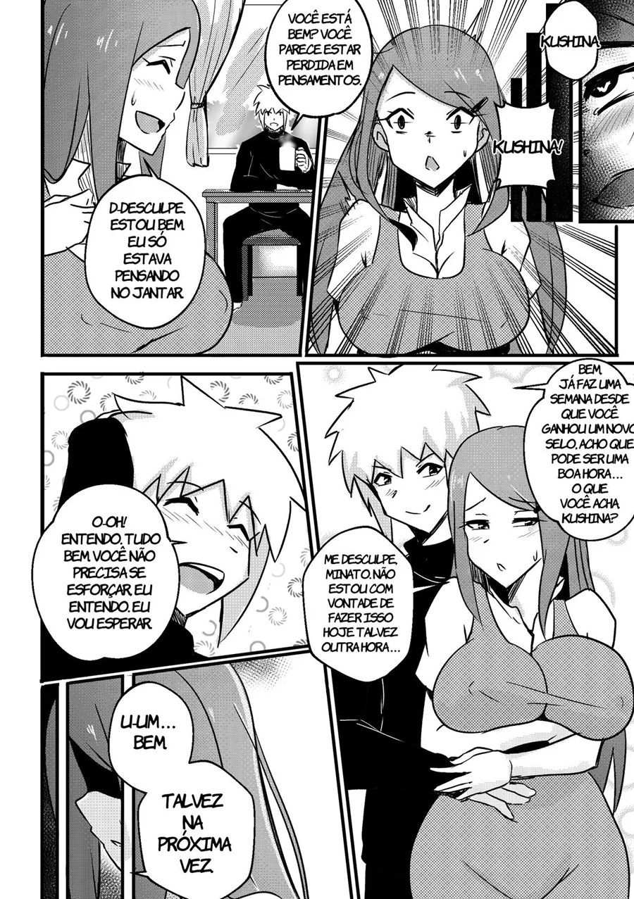 Fodendo a gostosa da Kushina Uzumaki - Quadrinhos de Sexo Explícito