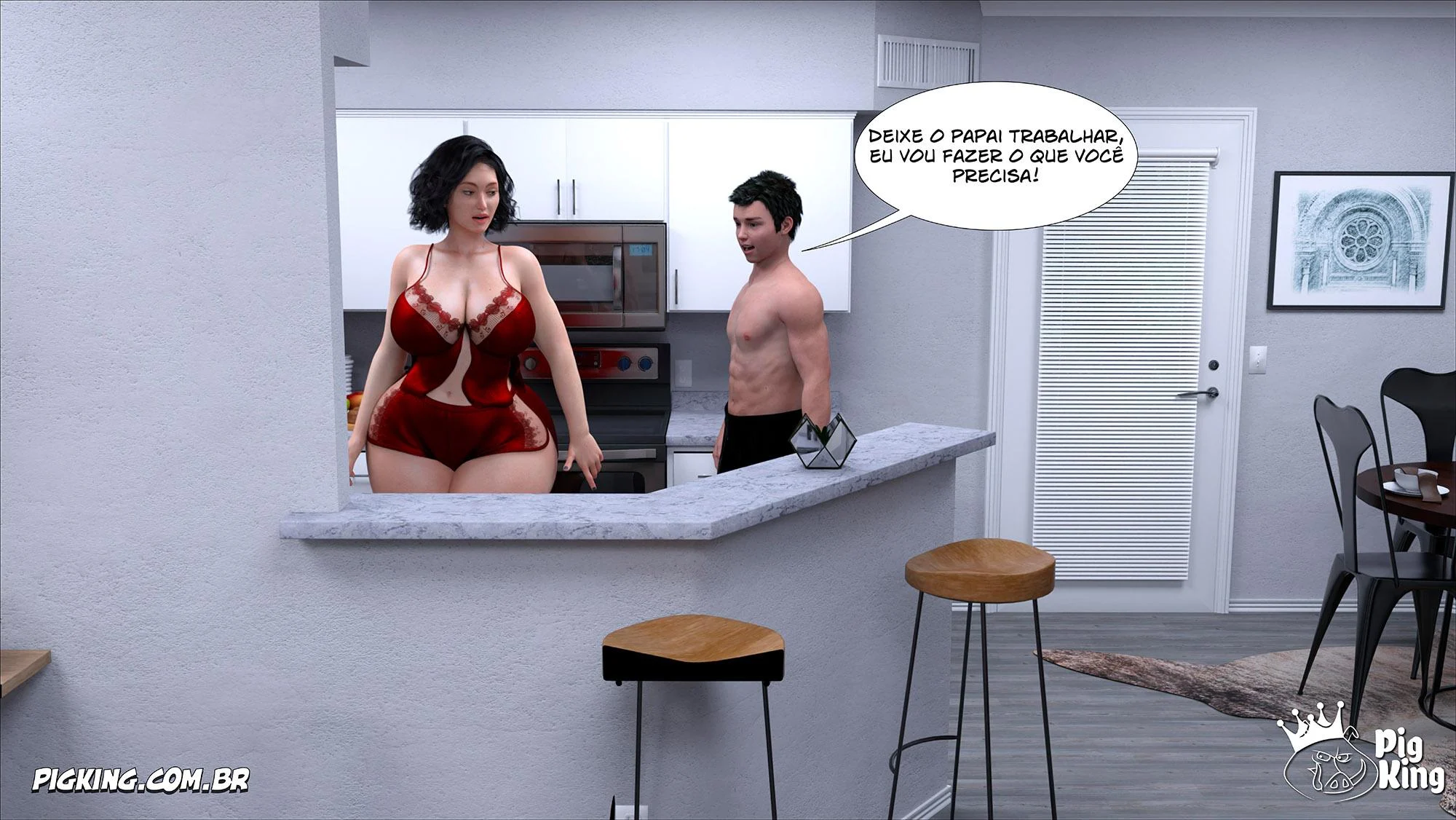 Pessoa da Casa Abusa de Miranda em Cenas Quentes de Sexo em HQ 3D Pessoa da Casa Abusa de Miranda em Cenas Quentes de Sexo em HQ 3D