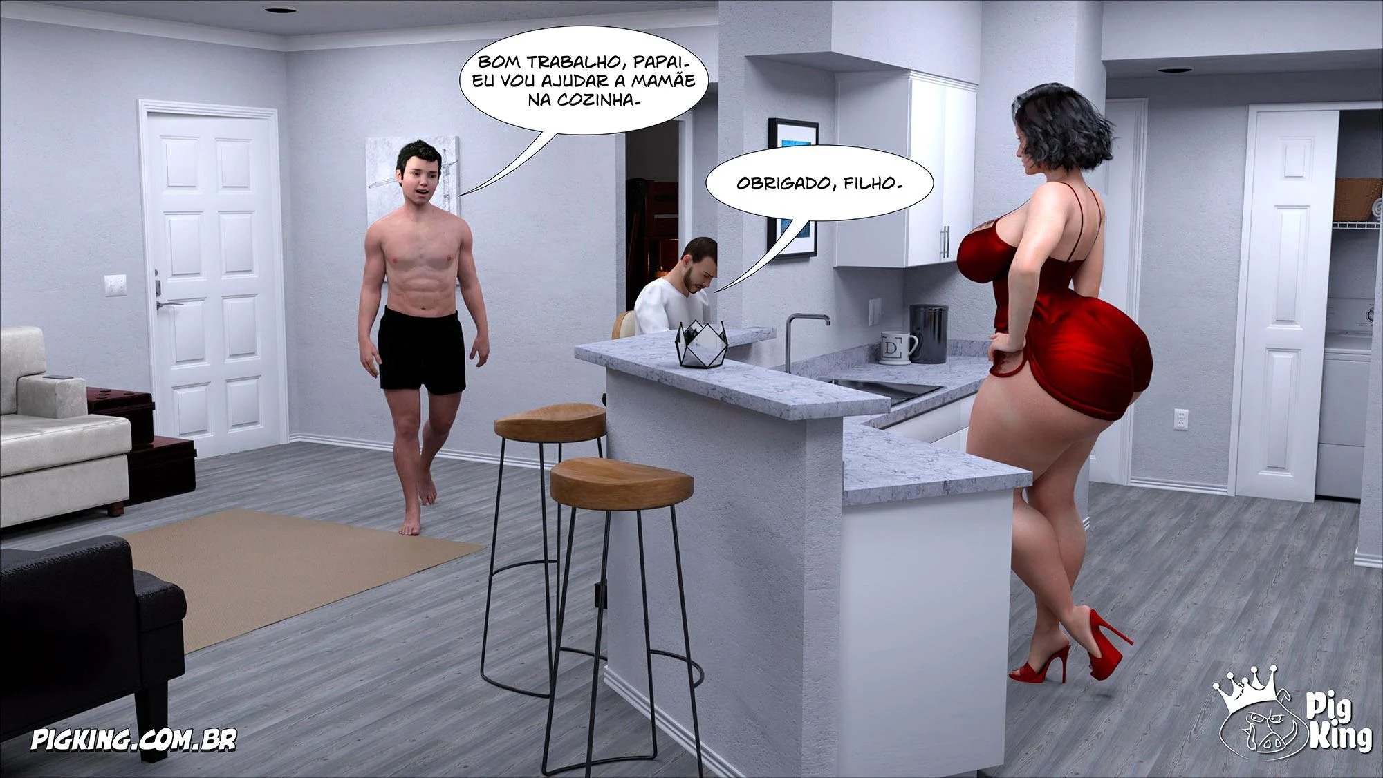 Pessoa da Casa Abusa de Miranda em Cenas Quentes de Sexo em HQ 3D Pessoa da Casa Abusa de Miranda em Cenas Quentes de Sexo em HQ 3D